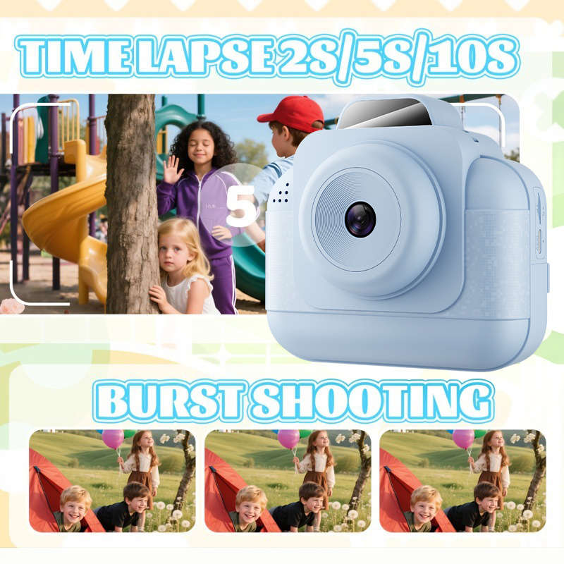 Printer Color Blue  5 Rolls Of Photo Paper