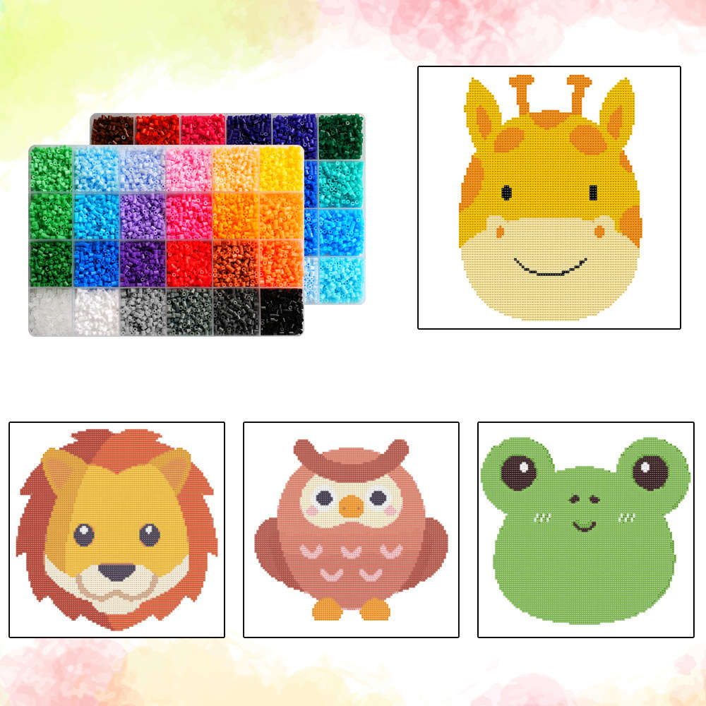 Perler Bead Set 48 Colors Box