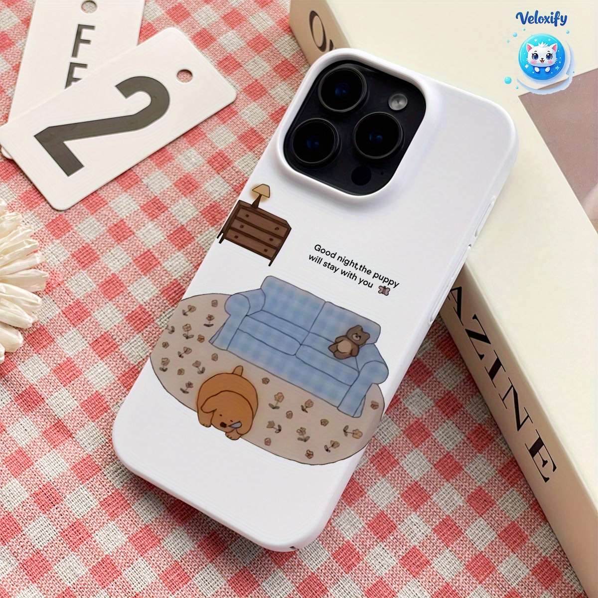 1Pc Mixed Color For iPhone 12 Mini Dog Design Phone Case