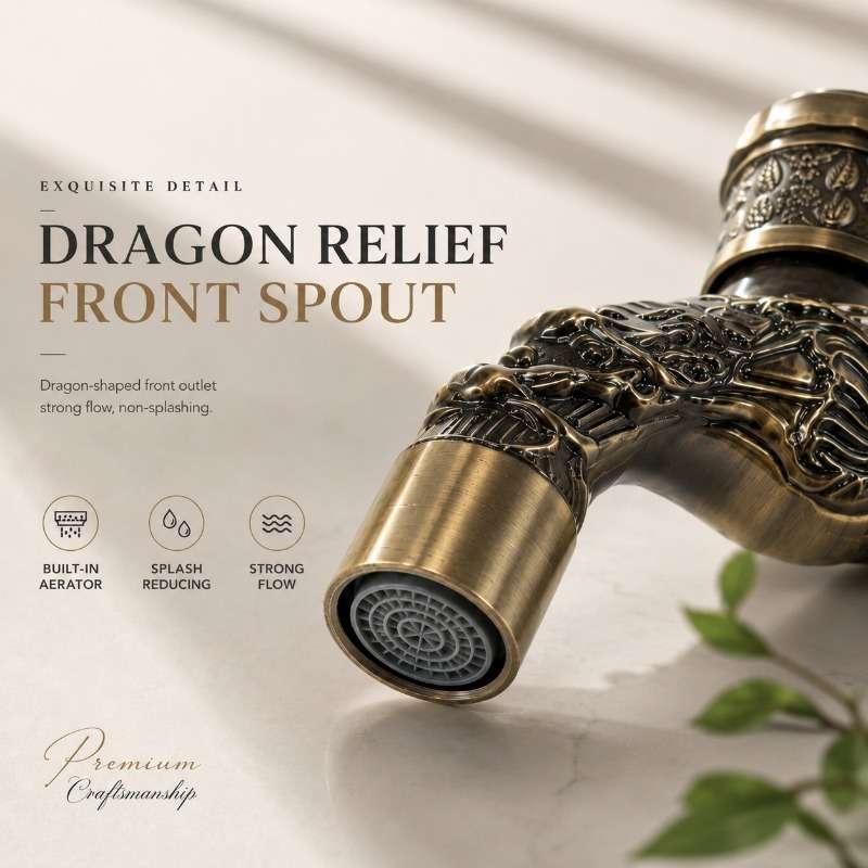 Faucet Dragon Embossed