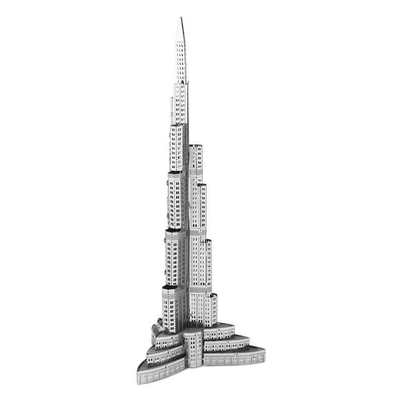 Building Toy Architectural Model Toy Set Color Silvery