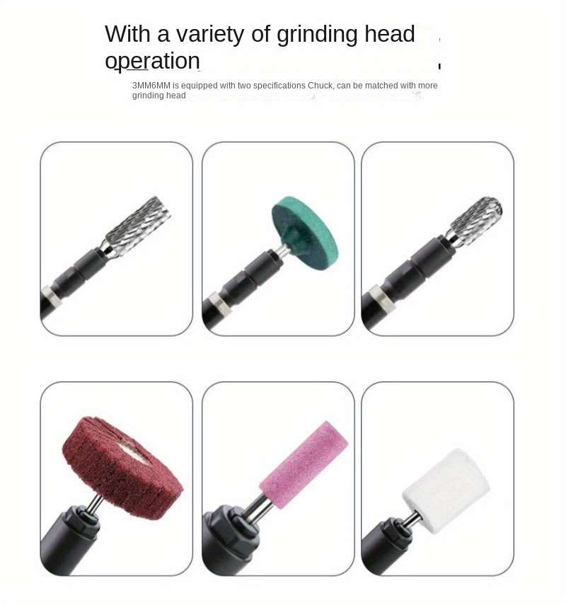 Grinder With  Color 1 Set 3Mm6Mm