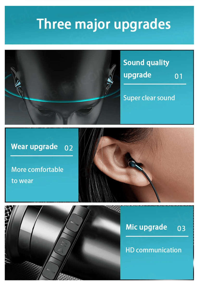 Wired Headphones 3.5Mm Black