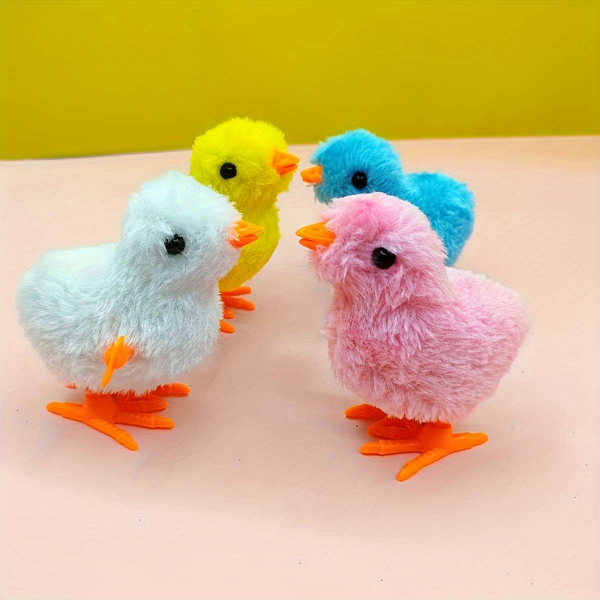 Plush Toyss Items 4 different colored chicks