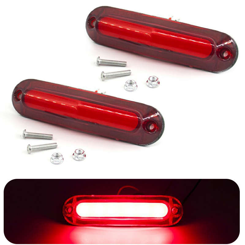 Car Lights Color 2Pcs Red