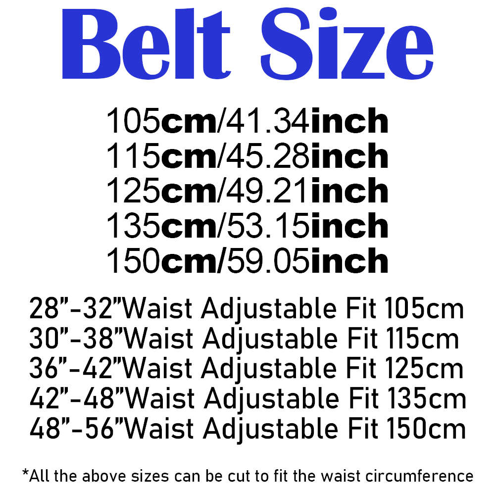 Belt Color White Size 28 To 32 Waist Adjustable 105Cm