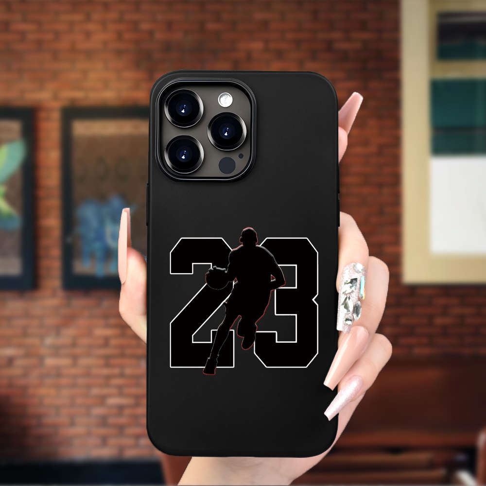 1Pc Black For iPhone 7 Plus Player Unique 23 Phone Case