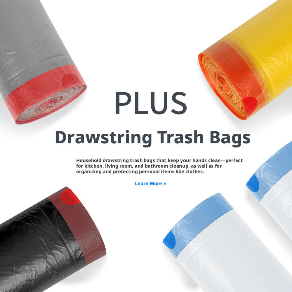 Trash Bagyellow Red Pull 1 Roll100 Pcs