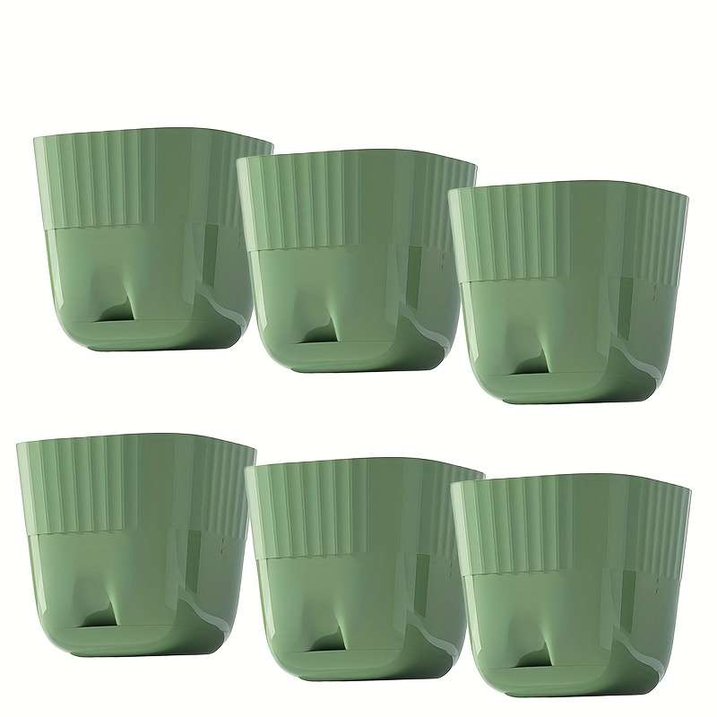 Flowerpot  6 Piecescolor Green