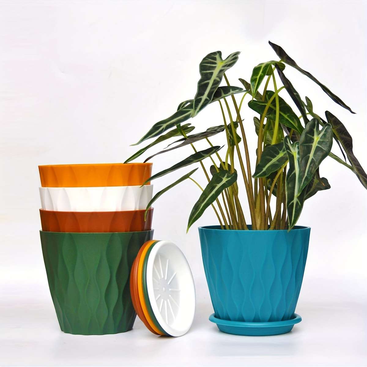 Flowerpot Color Black  Quantity5Pcs