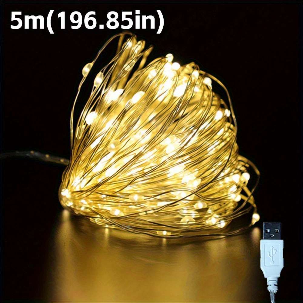 Christmas Lights Warm Color Model 5 Meters 50 Lights