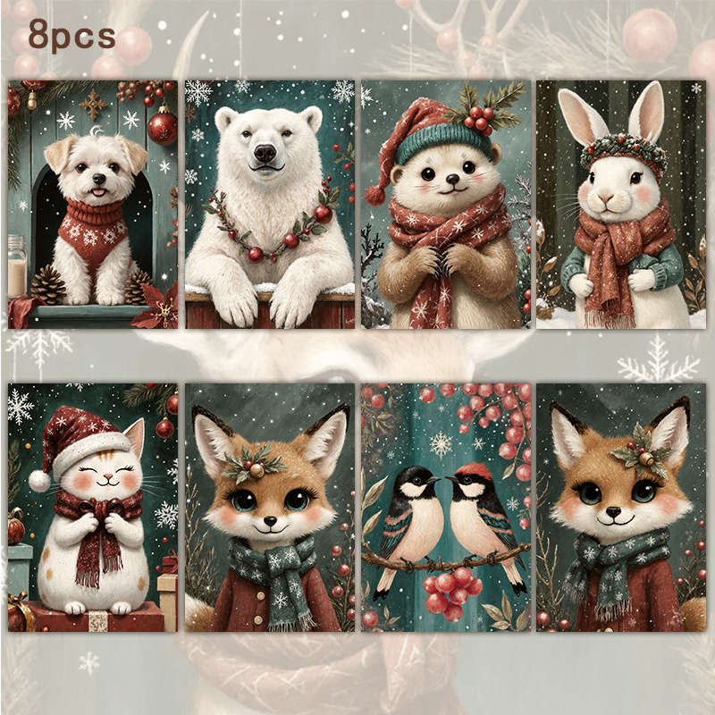 Greeting Cards Color Postcard Set 1