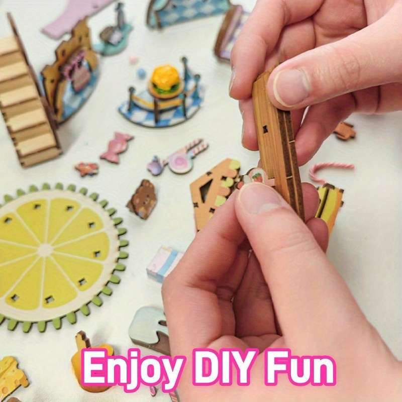 Building Toy Architectural Model Toy Set Color Sweetheart Story