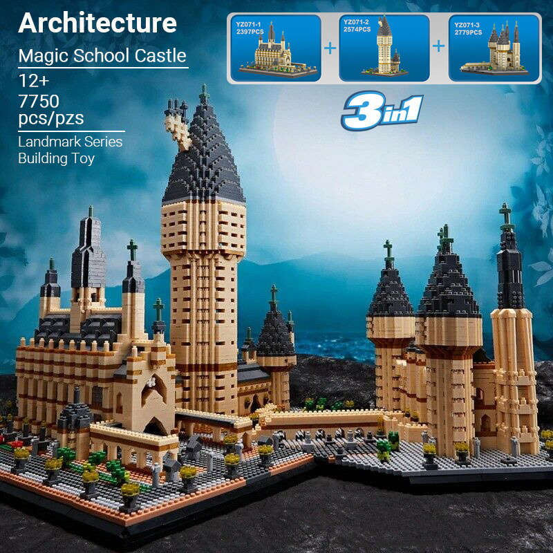 Building Toy Architectural Model Toy Set Color Magic Castle
