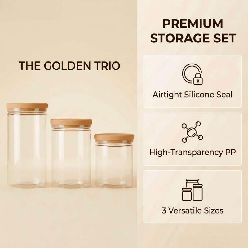 Sealed Jar Model Large  Medium  Small Quantity3Pcs