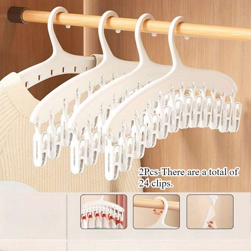 Clothes Rack Milky Gray2Pcs