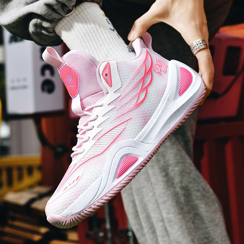 Sneakers White Pink Size Uk 7