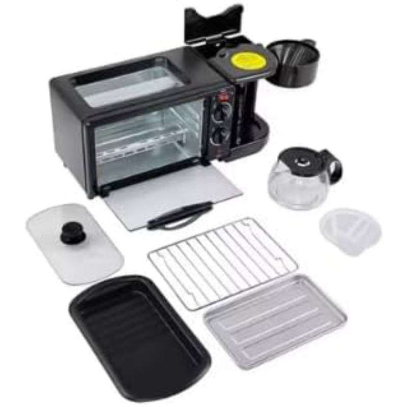 Automatic Multifunction 3In Breakfast Maker Sleek Appliance