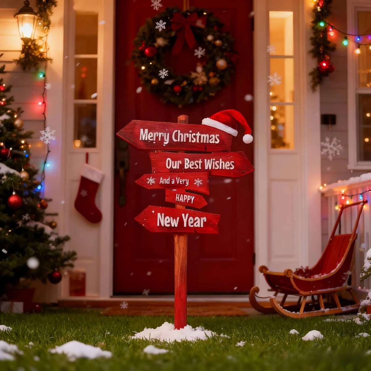 Christmas Decorations Color Red
