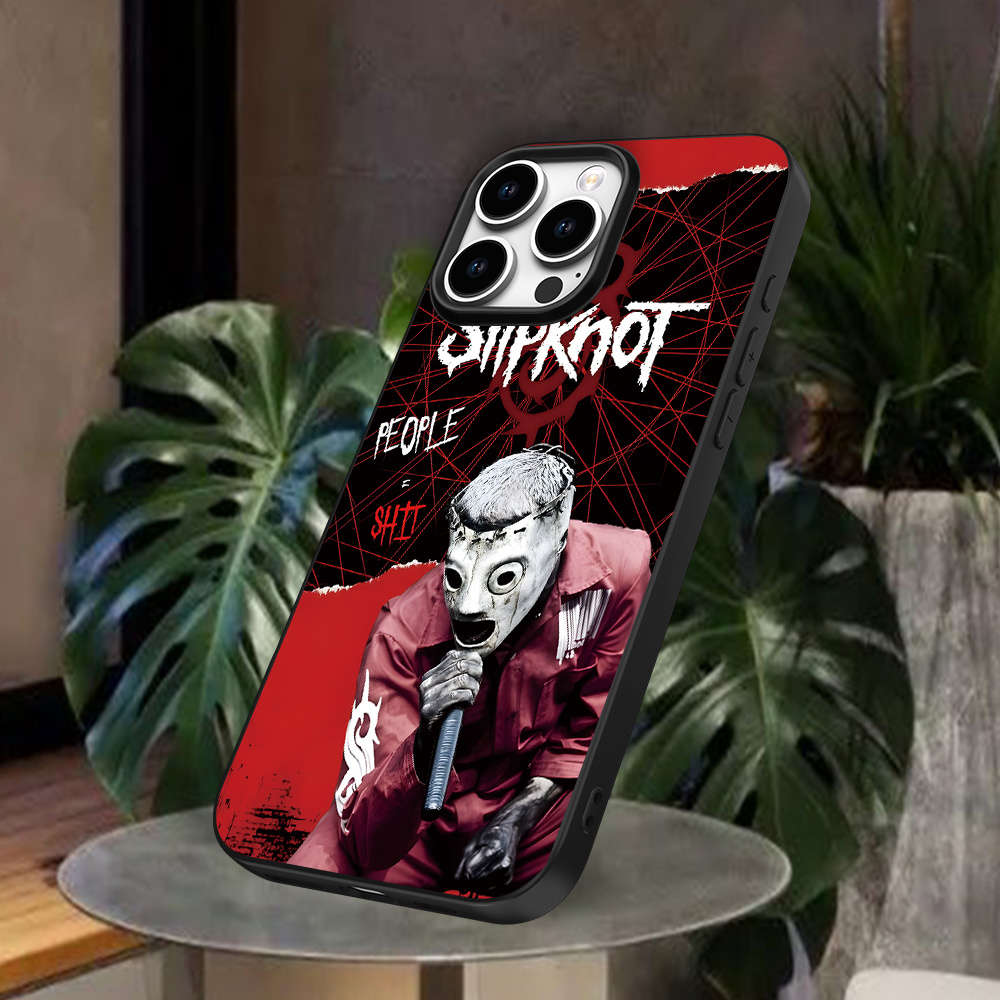 1Pc Black For iPhone 8 Plus Rapper Pattern Phone Case