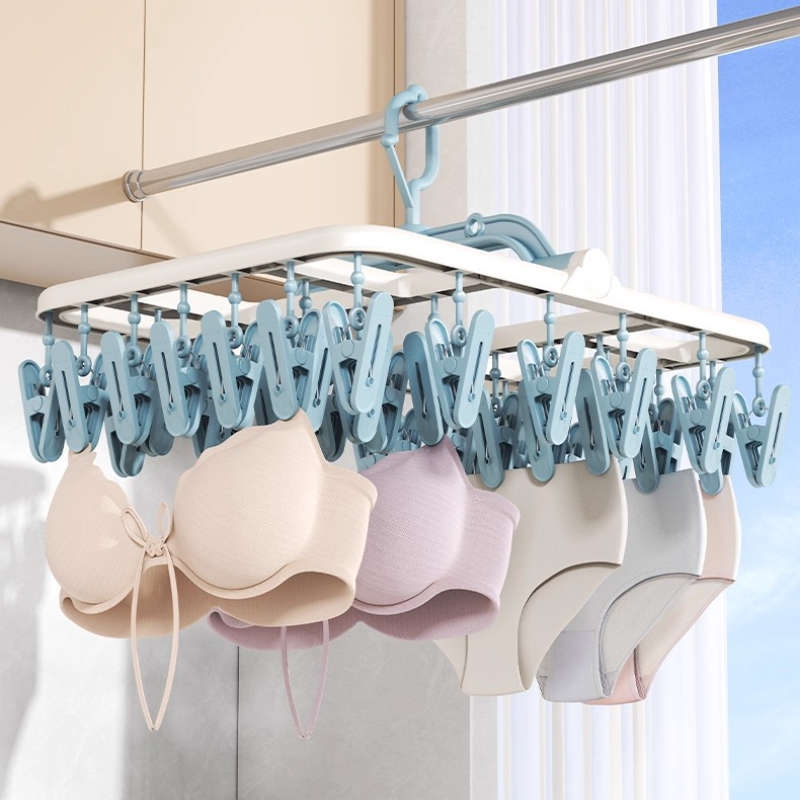 Clothes Rack Sakura Pink 40 Clips Quantity 2 Pcs