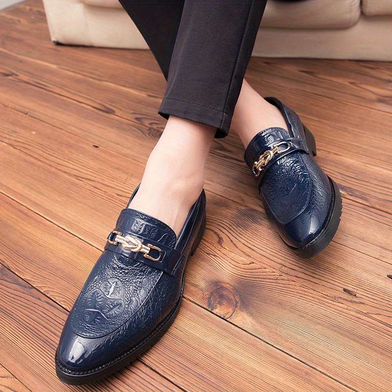 Mens Leather Shoes Color Blue Sizeuk 8