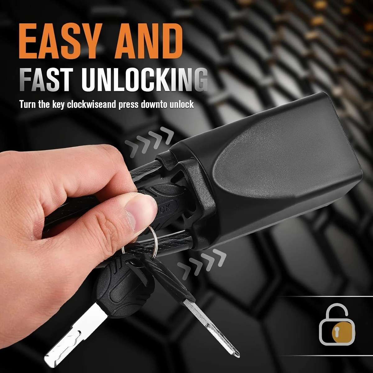 Car Lock Color Red