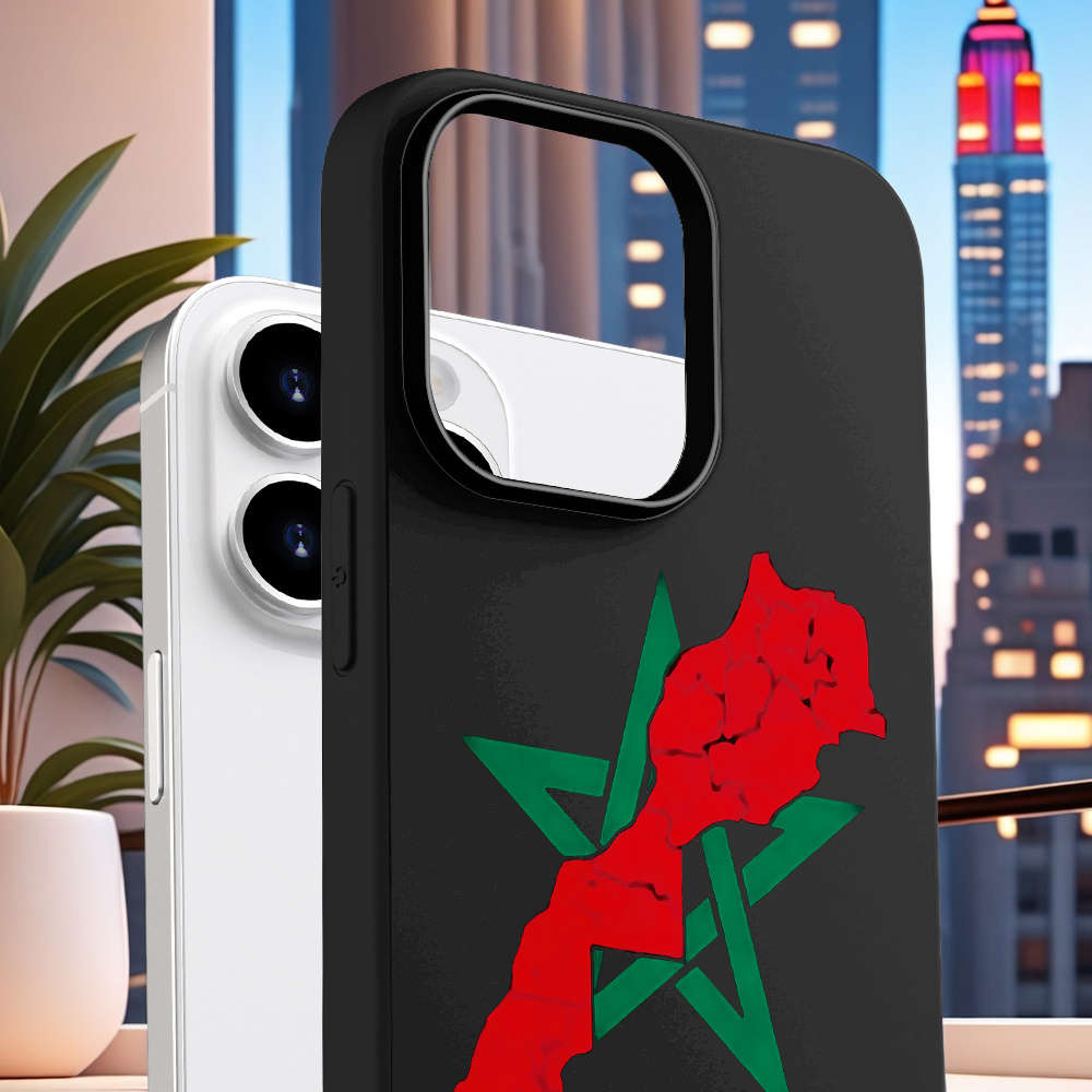 1Pc Black For iPhone 7 Plus 8 Plus Moroccan Style Star Map Phone Case