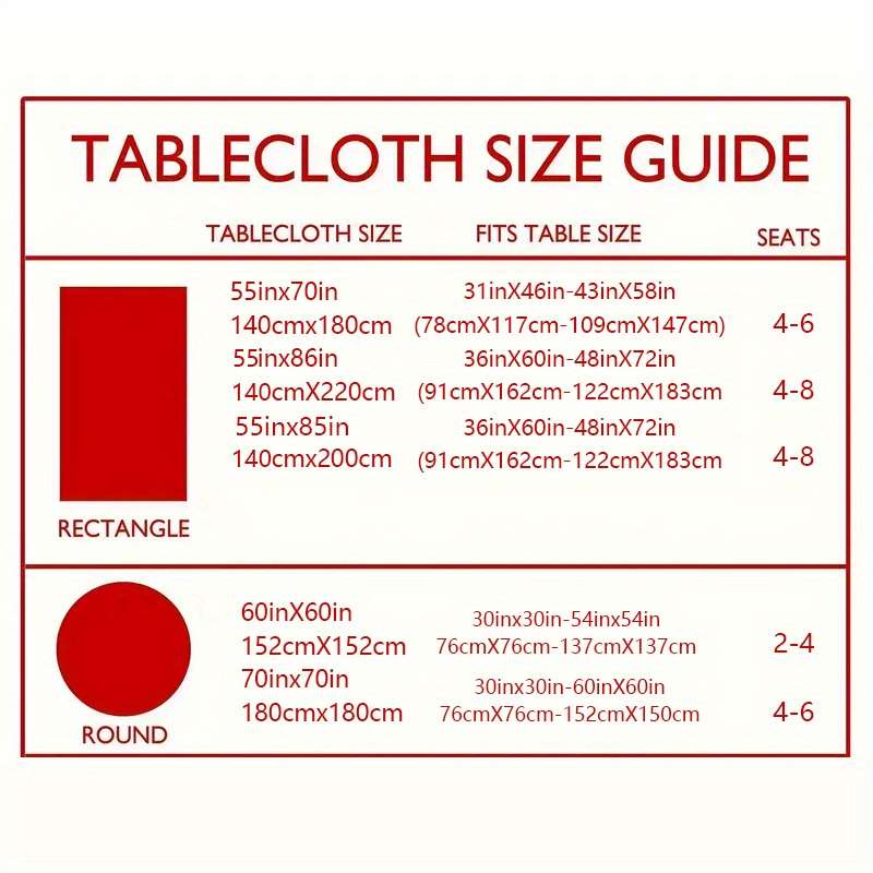 Christmas Tablecloth    148X148Cm Table Cloth