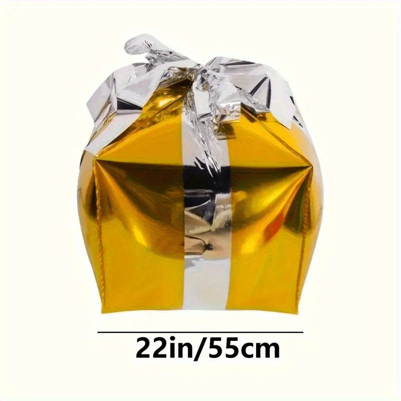 Christmas Gift Boxes Color 3 Random Color Gift Box Balloons
