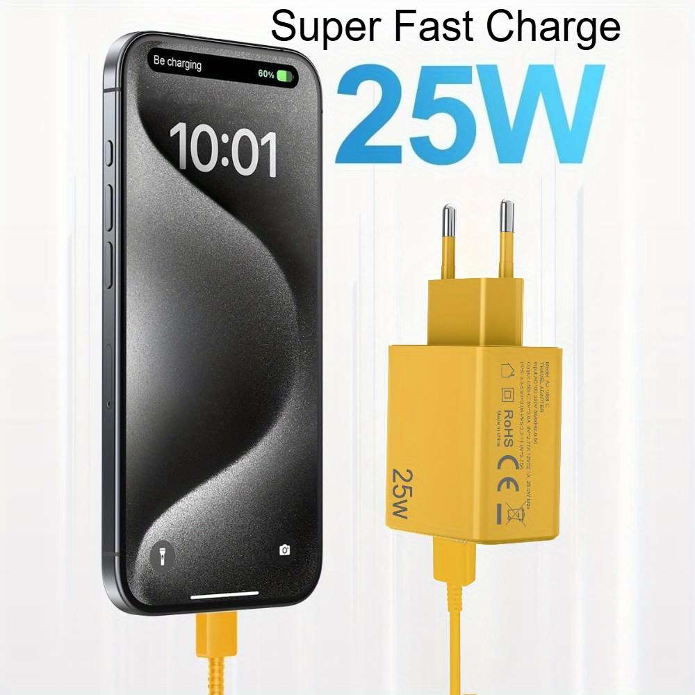 Charger Color Yellow Charger 1.5M Cable