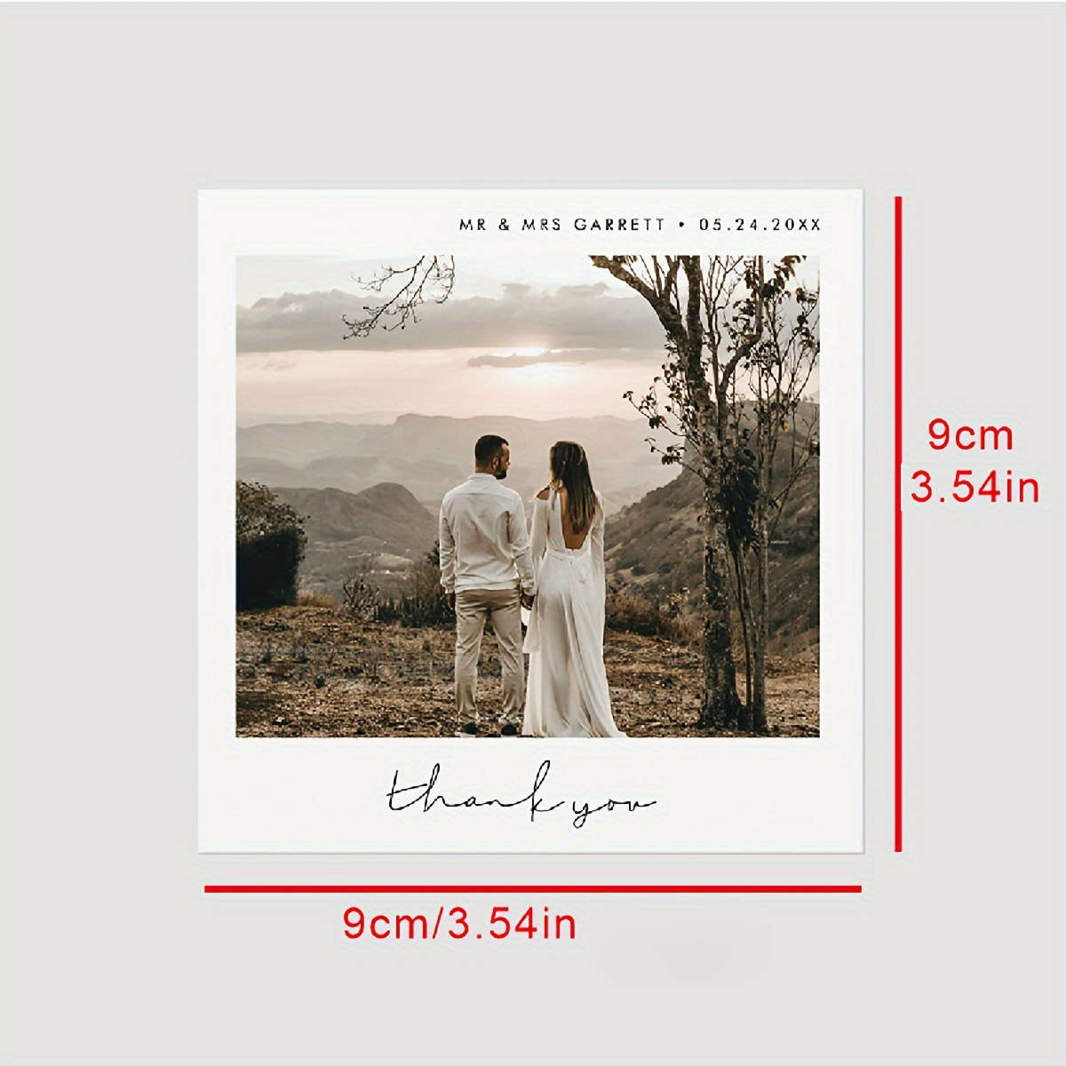 Greeting Cards Size 2.76X2.76 Inches-7X7 Cm Quantity 500 Sheets