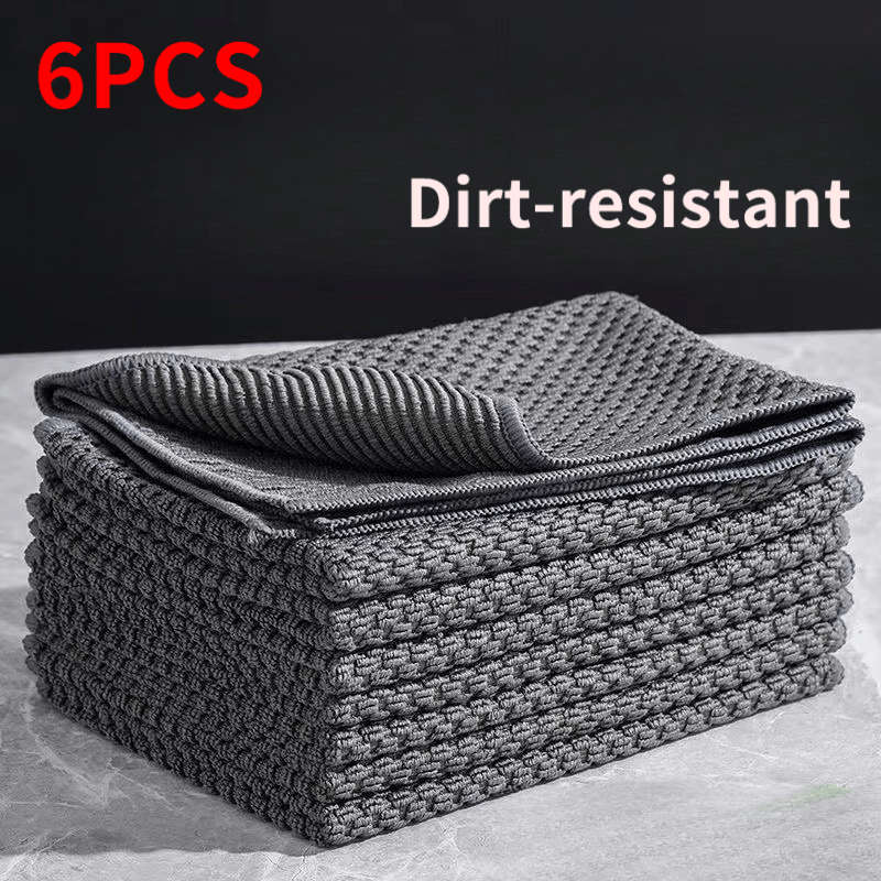 Rag Color Grey Quantity 6Pcs