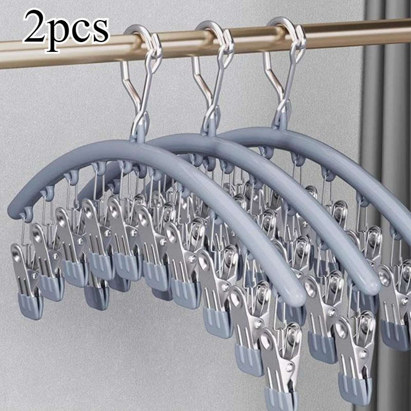 Clothes Rack Gray Size 2Pcspack