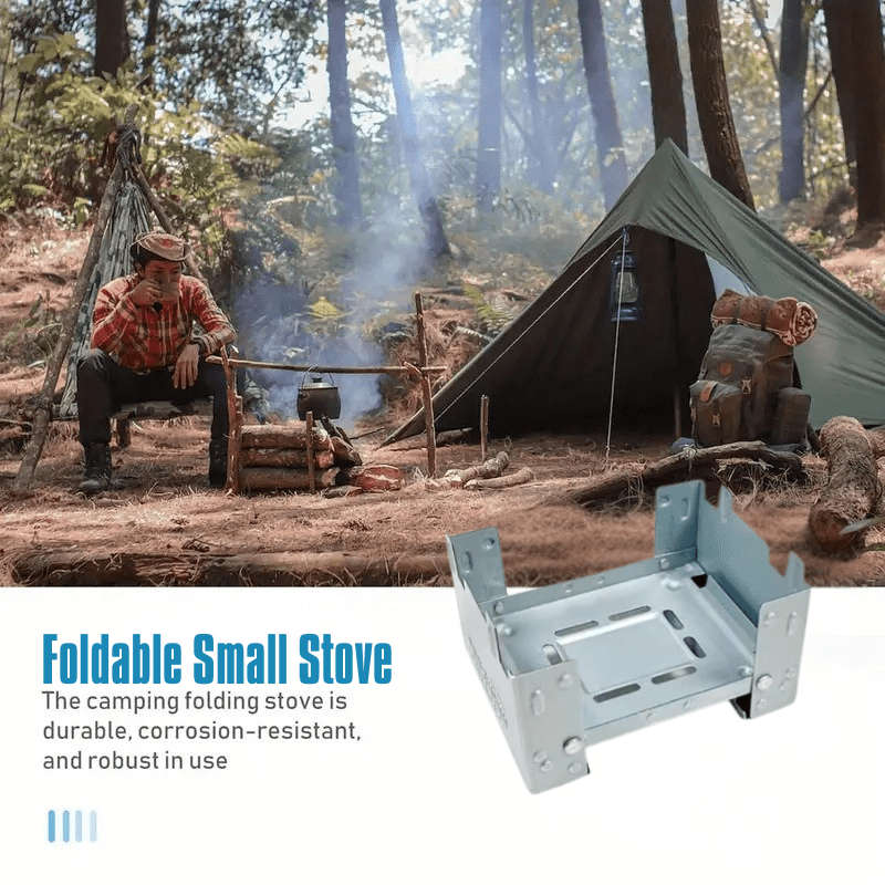 2pcs Premium 2 Set Pocket Sized Twig Burner Small Stove Ultra Light Folding