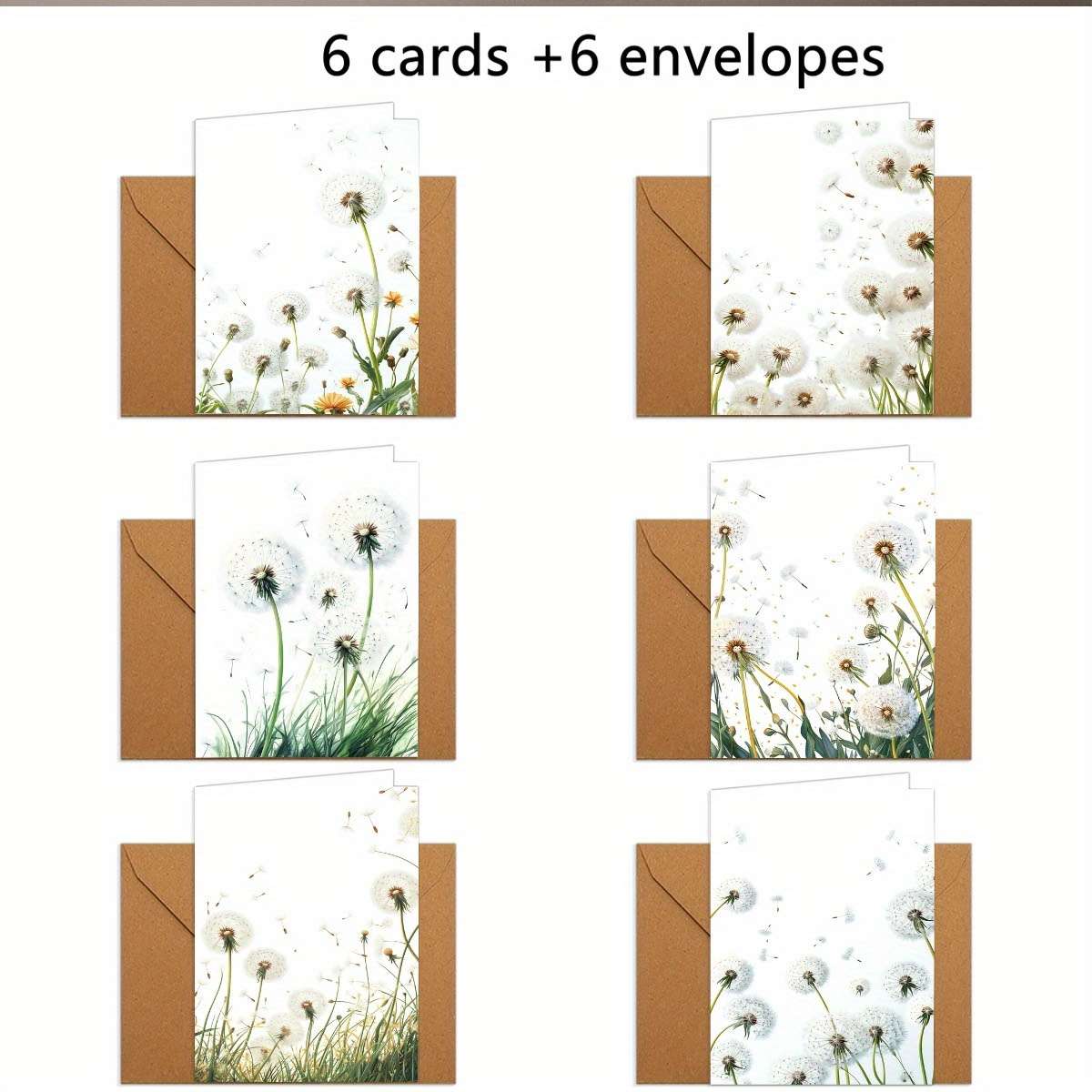 Greeting Cards Quantity 6Pcs