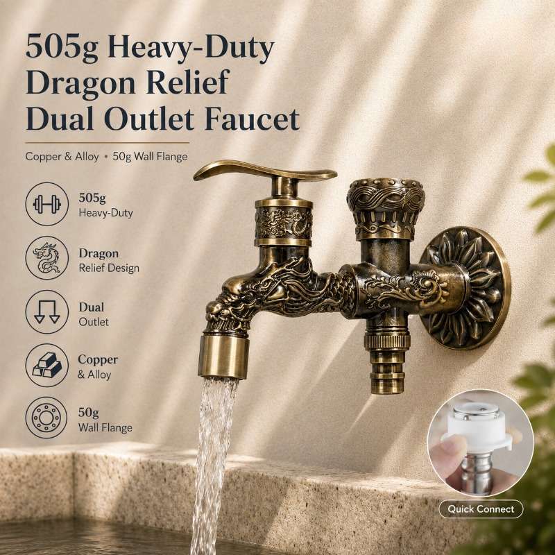 Faucet Dragon Embossed