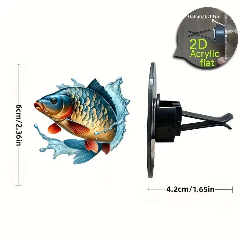 Car Interior Decor Style Small Fish