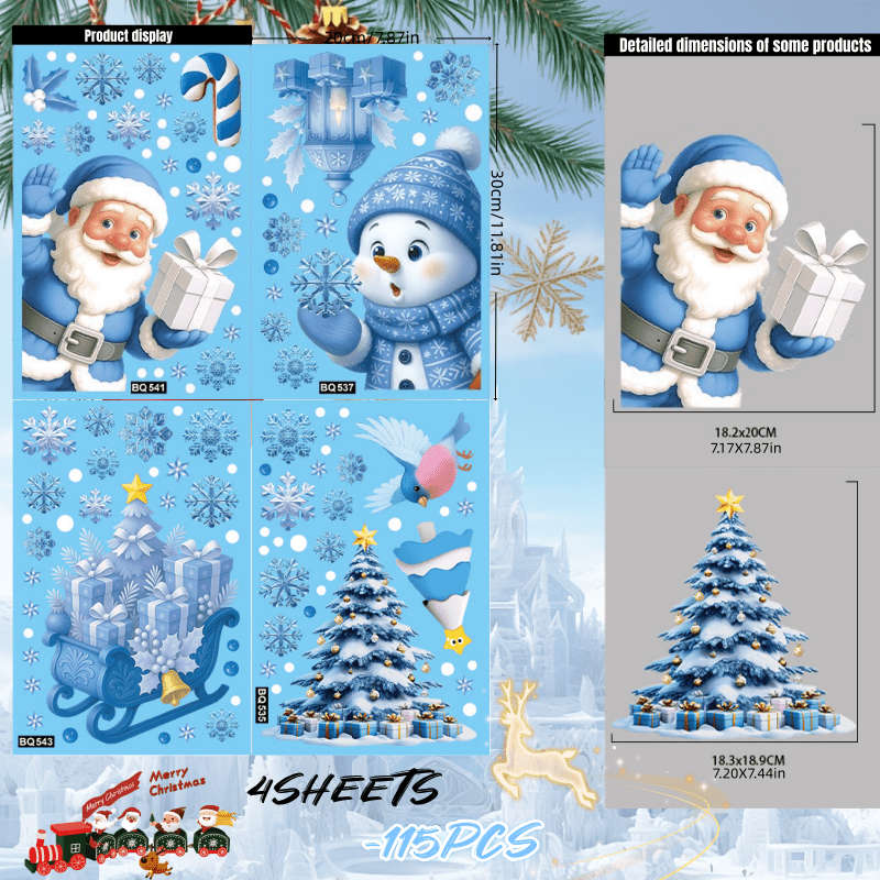 Christmas Decorations Quantity 32Pcs 1Sheet