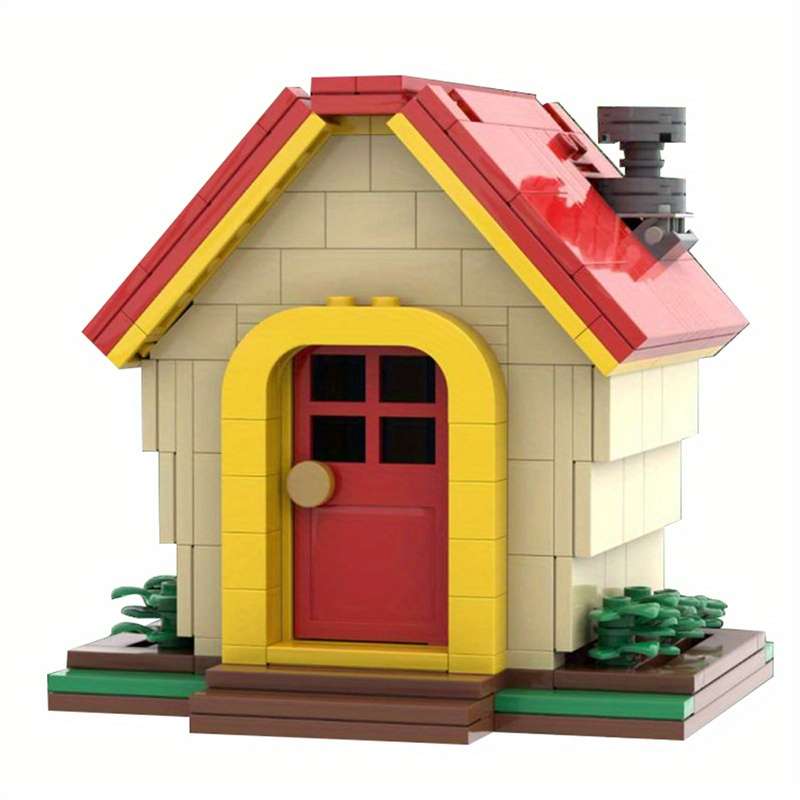 3D Building Model Puzzle Set Model 283Pcs House
