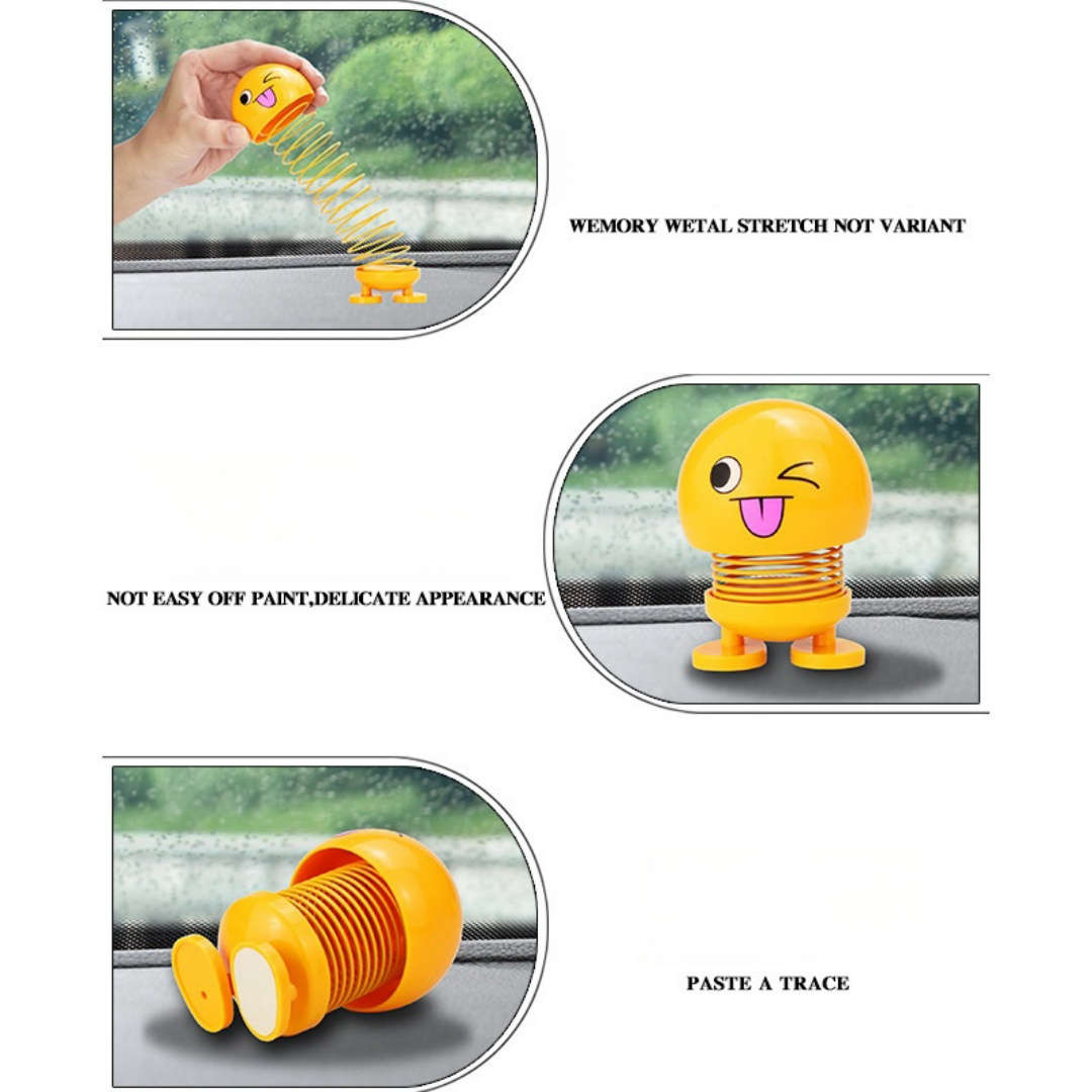 Car Interior Decor Items 3 Expression Ornaments
