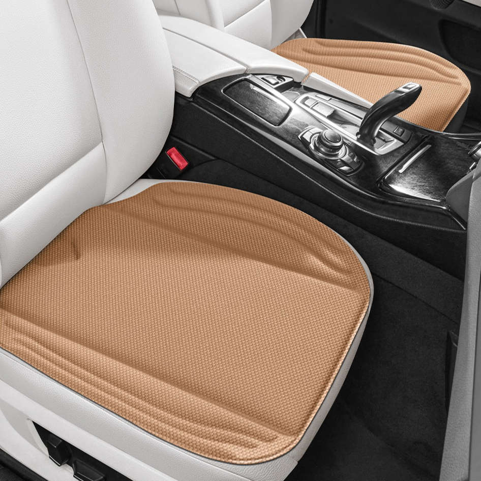 Car Seat Cushion 2Pcs Square Pad Red