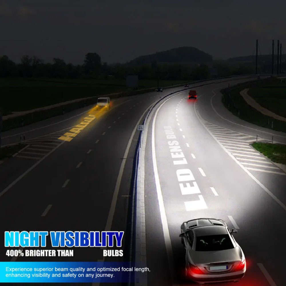 Car Lights Color 2Pcs Size H4