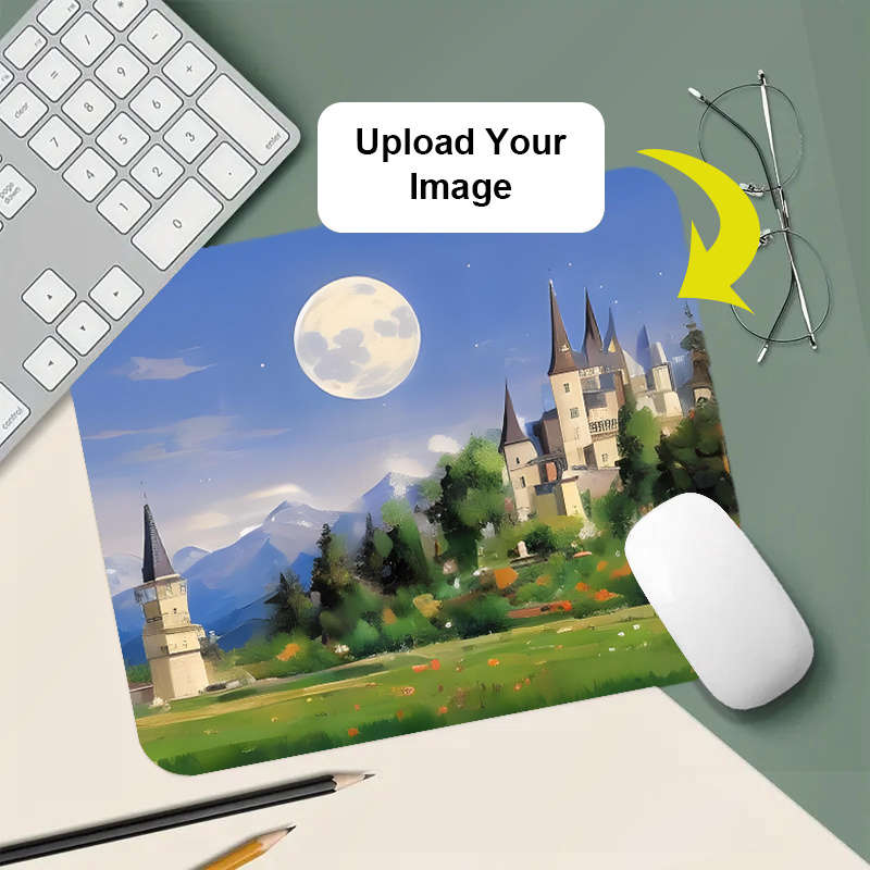 UltraSmooth EcoFriendly Custom Photo Mouse Upload Your For Pc Gamers 18X20Cm