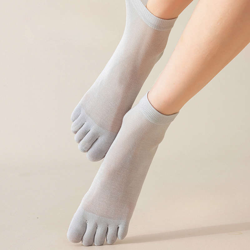 Women S Socks Color 3 Pairs Beige Blue Gray