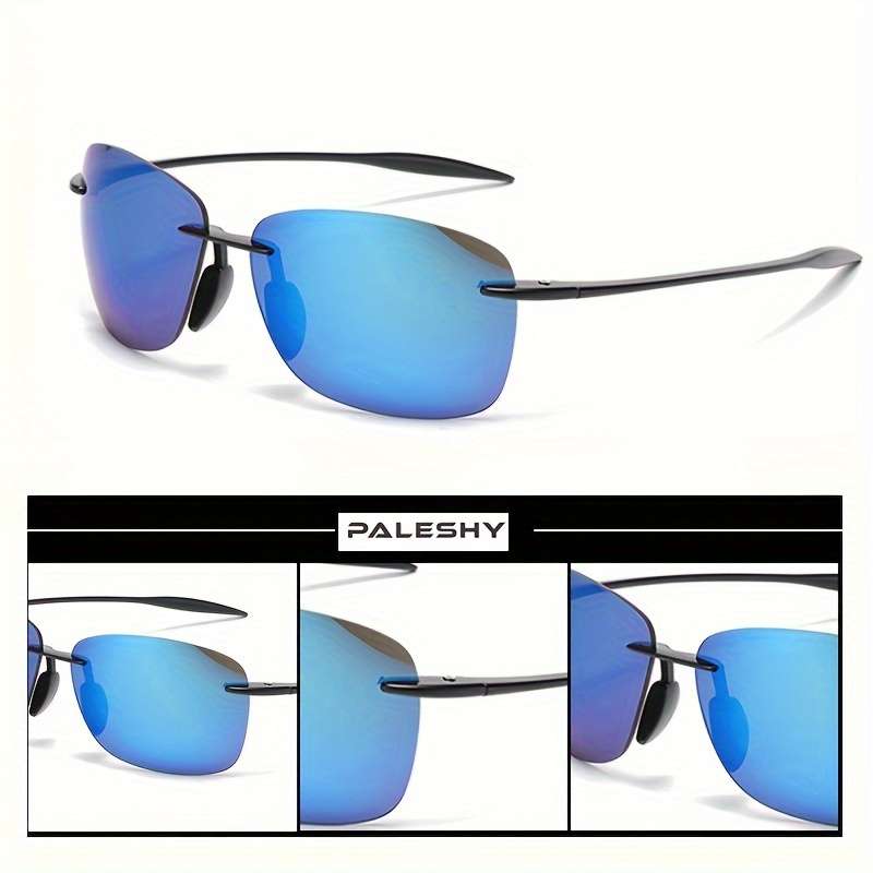 Glasses Color 3Pcs Bluesilverblack