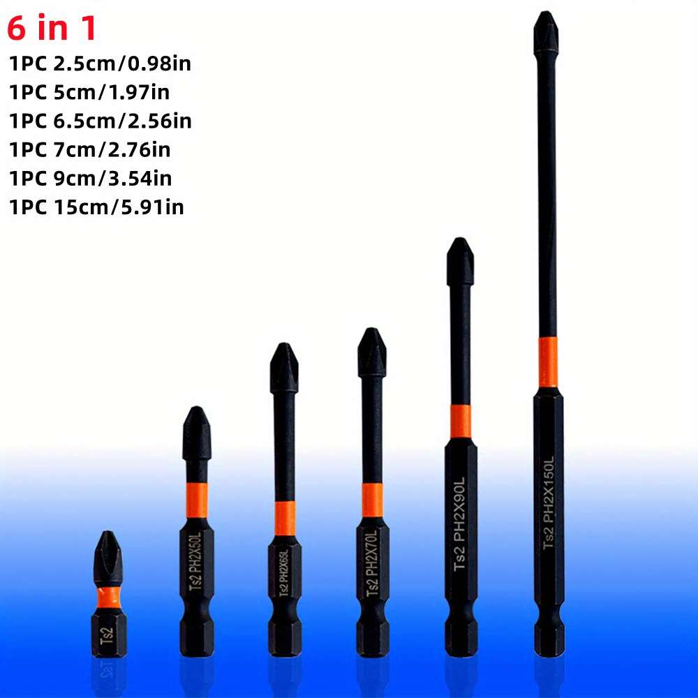 Screwdriver Bit Tool Set Model 6 In 1