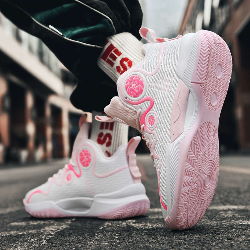Sneakers White Pink Size Uk 7