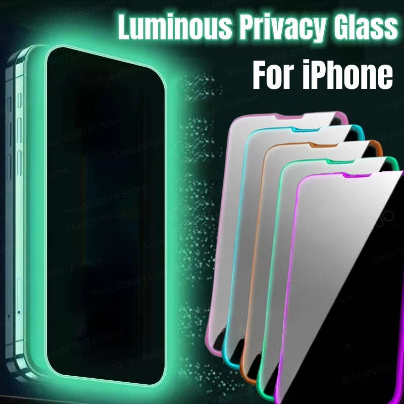 Screen Protector Color 3Pcs Orange Privacy Compatible Model Iphone 13