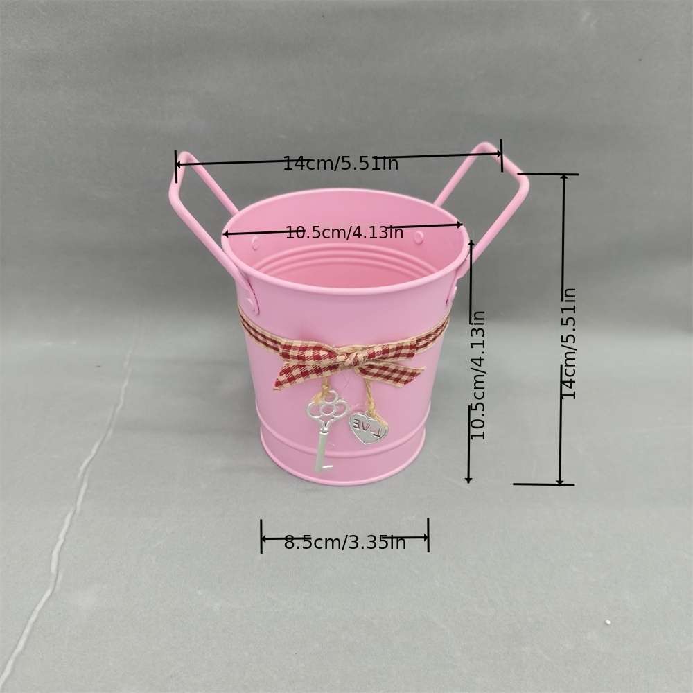 Flowerpot  2Pcscolor White  Add  Pink